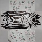پد ( برچسب ) ارم فول کامل موتور کلیک و طرح کلیک ( مشکی خط طوسی )