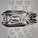 پد ( برچسب ) ارم فول کامل موتور کلیک و طرح کلیک ( مشکی کربن )