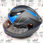 کلاه کاسکت ایمنی فک متحرک عینک دار خارجی مارک ردلاین ابی مات کد 939 - Image 9