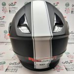 کلاه کاسکت ایمنی فک متحرک عینک دار خارجی مارک ردلاین  سفید مات کد 939 - Image 5