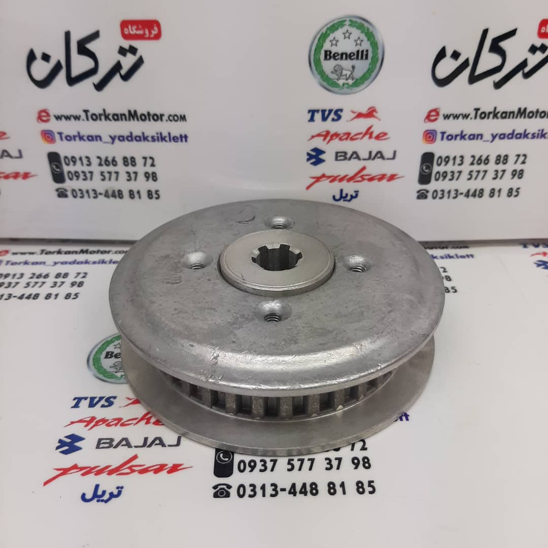 WhatsApp Image 2021-12-26 at 19.27.46 (1) چهار شاخ کلاچ ( دیسک ) زیر و رو موتور پالس LS 135 ال اس و NS 150 ان اس کیفیت درجه 1 هندی - Image 1
