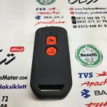 کاور ( روکش ) سیلیکونی ژله ای ریموت موتور کلیک و طرح کلیک ( مشکی ) 2 کلید