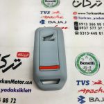 کاور ( روکش ) سیلیکونی ژله ای ریموت موتور کلیک و طرح کلیک ( طوسی ) 2 کلید - Image 2