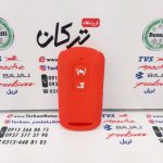 کاور ( روکش ) سیلیکونی ژله ای ریموت موتور کلیک و طرح کلیک ( قرمز ) 2 کلید