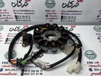 بوبین ( دستگاه ) سیم پیچی برق موتور TVS راکس انژکتور ( کیفیت درجه 1 )