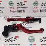 دسته ( کتی ) کلاچ و ترمز رنتال CNC حرفه ای اسپرت موتور بنلی 250 قدیم و 300 دوسیلندر قدیم و جدید و ریس قدیم قرمز - Image 2