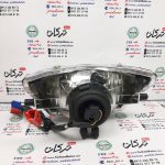 بلوری چراغ جلو کامل موتور TVS راکس و نئو NEO اصلی ( لامپ بزرگ H4 ) - Image 3