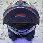 کلاه کاسکت ایمنی فک متحرک عینک دار خارجی مارک ردلاین خط قرمز مات کد 4-939 - Image 2