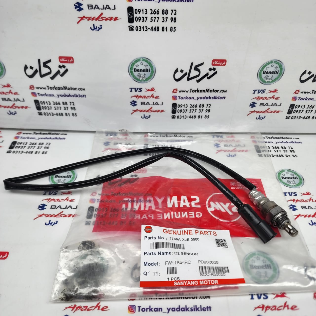 WhatsApp Image 2022-06-14 at 8.35.23 PM رله سنسور اکسیژن موتور sym گالکسی na و nh و sr 200 اس ار و لوکی ( لاکی ) 180 و 185 و 200 lucky و vf3 وی اف اصلی - Image 1