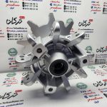 توپی چرخ عقب موتور تریل فلات و پرواز طرح KTM کی تی ام و طرح CRF سی ار اف (نقره ای) - Image 3