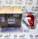 خطر عقب کامل موتور TVS راکس شیشه سفید قرمز قدیم اصلی