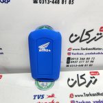 کاور ( روکش ) سیلیکونی ژله ای ریموت موتور کلیک و طرح کلیک ( ابی ) 2 کلید - تصویر 2