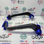 هند گارد ( محافظ ) سر دسته فرمان انواع موتورسیکلت ها ابی کربن (جفتی) تمام فلز