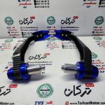 هند گارد ( محافظ ) سر دسته فرمان انواع موتورسیکلت ها ابی کربن (جفتی) تمام فلز - Image 2