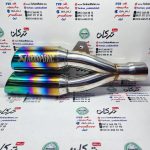 اگزوز قهرمانی برند اکروپاویچ دو لول دهنه گرد ( 7 رنگ )