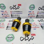 وزنه ( محافظ ) سر میله فرمان رنتال اسپرت زرد طلایی (جفتی) ته بسته