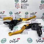 ست کامل پمپ ترمز و قلوه کلاچ رنتال cnc اسپرت انواع موتور سیکلت ( طلایی ) - Image 3
