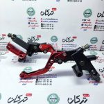 ست کامل پمپ ترمز و قلوه کلاچ رنتال cnc اسپرت انواع موتور سیکلت ( قرمز )