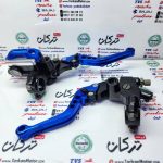 ست کامل پمپ ترمز و قلوه کلاچ رنتال cnc اسپرت انواع موتور سیکلت ( ابی ) - Image 2