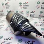 اگزوز قهرمانی برند اکروپاویچ کاور دار سر کربن ( استیل مات ) اصلی - Image 2