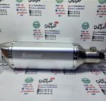 اگزوز قهرمانی برند اکروپاویچ 6 گوش دهن کج سایلنس دار ( نقره ای )