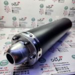 اگزوز قهرمانی گرد طرح cb سی بی سایلنس دار ( مشکی ) - Image 3