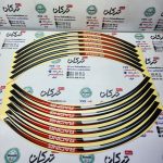 برچسب ( شبرنگ ) ارم دور رینگ ژله ای ( ریسینگ قرمز )