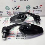 اینه اسپرت سر فرمان رنتال cnc مشکی (جفتی) - Image 2