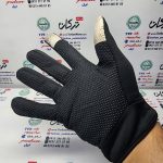 دستکش حرفه ای ضربه گیر دار مدل اسپرت مشکی - Image 3