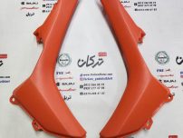لچکی فلاپ ( قاب ) بغل چراغ طرح کلیک ( نارنجی ) خارجی ( جفت ) بزرگ