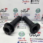 لاستیک سر دسته فرمان گاز و کلاچ با استخوانی موتور طرح ایروکس دو سیم گاز(جفتی)