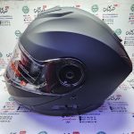کلاه کاسکت ایمنی فک متحرک عینک دار خارجی مارک ردلاین مشکی مات کد 937