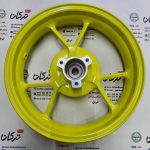 رینگ چرخ عقب موتور طرح ایروکس و nvx ( زرد ) دیسکی