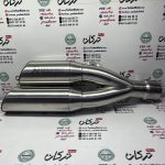 اگزوز قهرمانی برند اکروپاویچ دو لول دهنه گرد ( استیل ) - Image 2