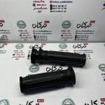 لاستیک سر دسته فرمان گاز و کلاچ با استخوانی دو سیم گاز موتور تریل روان (جفتی) - Image 2