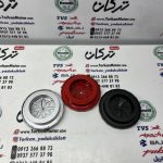 قاب کاور (محافظ) تزئینی روی سوییچ انواع موتورسیکلت قرمز ( فلزی ) - Image 3