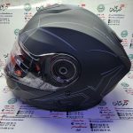 کلاه کاسکت ایمنی فک متحرک عینک دار خارجی مارک ردلاین خط طوسی مات جدید کد 937