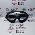 عینک بادگیر موتور سواری بند کش مدل اسکی نشکن ( شفاف )