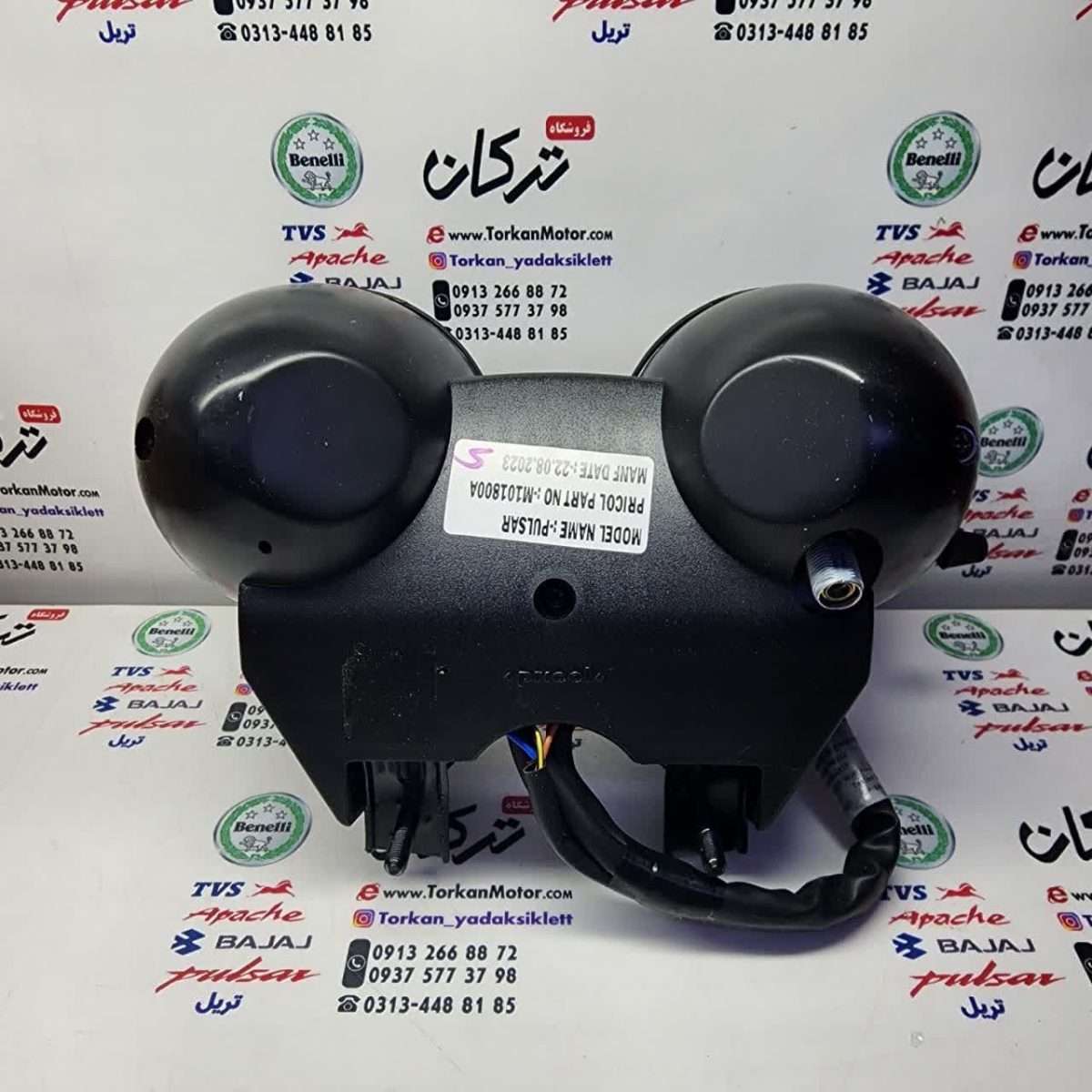 کیلومتر کامل موتور پالس 180 و طرح پالس چراغ گرد اصلی - تصویر 2