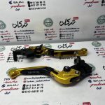 دسته ( کتی ) کلاچ و ترمز تاشو رنتال CNC حرفه ای اسپرت موتور بنلی 250 تک سیلندر نیوفیس و 300 دوسیلندر نیوفیس ( طلایی ) - Image 2