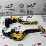دسته ( کتی ) کلاچ و ترمز تاشو رنتال CNC حرفه ای اسپرت موتور بنلی 250 تک سیلندر نیوفیس و 300 دوسیلندر نیوفیس ( طلایی )