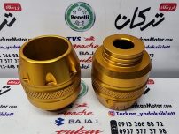 پروتکشن محافظ چرخ عقب و جلو انواع موتورسیکلت ( زرد طلایی ) ریزوما (جفتی)
