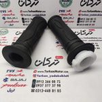 لاستیک سر دسته فرمان گاز و کلاچ با استخوانی موتور TVS راکس کیفیت درجه 1 (جفتی) - Image 2