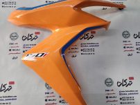 قاب ( کاور ) فلاپ بغل چراغ ( بلوری ) موتور طرح کلیک ( نارنجی براق ) ( راست ) کویری