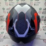 کلاه کاسکت ایمنی فک متحرک عینک دار خارجی کامل مارک ردلاین اسپرت خط قرمز کد 939 - Image 3