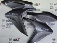 قاب ( کاور ) فلاپ بغل چراغ ( بلوری ) موتور طرح کلیک کویر s2 نیوفیس ( خاکستری براق  ) ( جفت)