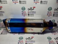 اگزوز قهرمانی برند اکروپاویچ 6 گوش دهن کج سایلنس دار ( نیمه هفت رنگ )