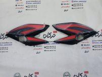 قاب ( فلاپ ) بغل بلوری چراغ جلو موتور اپاچی 200 جدید نیوفیس مشکی اصلی (جفتی)