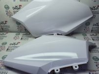 قاب ( کاور ) فلاپ بغل چراغ ( بلوری ) موتور طرح کلیک 170 و واریو 170 و 160 ( سفید براق ) ( جفت ) خارجی