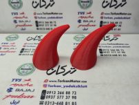شاخ تزیینی کلاه کاسکت قرمز 2 عددی